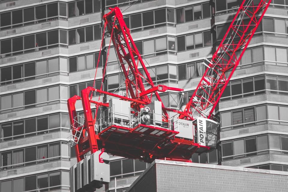 Illustrative photograph of construction Crane